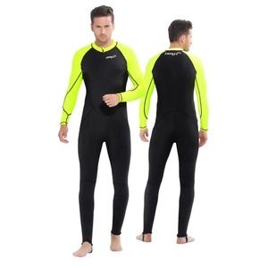 COPOZZ Diving Skin Men XXL Thin Wetsuit Rash Guard- Full Body UV Protection New